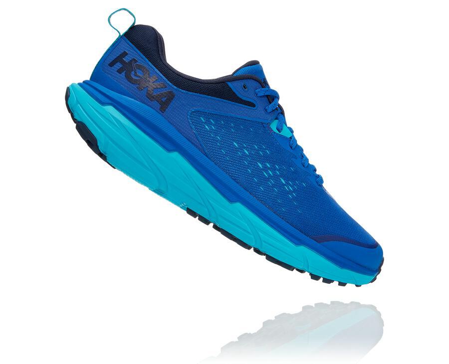 Hoka One One Trailove Tenisky Panske Modre - Challenger ATR 6 - 91754-ATUF